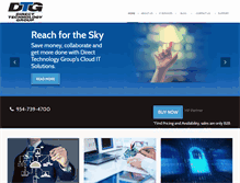Tablet Screenshot of directtechnologygroup.com